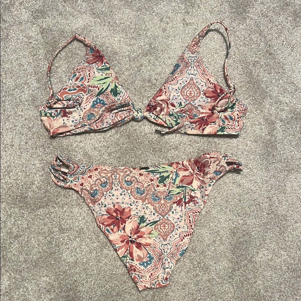 Floral Print Bikini Set